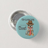 Australischer Rinder-Hund-Vater Button (Vorne & Hinten)