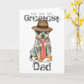 Australischer Rinder-Hund-Vater Karte (Gelbe Blume)