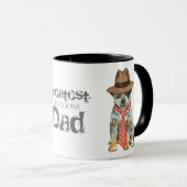 Australischer Rinder-Hund-Vater Tasse (VorderseiteRechts)