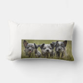 Australischer Rinder Hund Welpe Blue Heeler Throw Lendenkissen (Vorderseite)