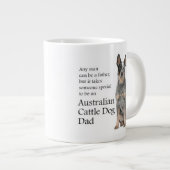 Australischer Rinder-Vater Jumbo-Tasse (Vorderseite Rechts)