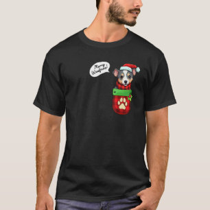 Australischer Rinder-Weihnachten Fröhliche Woofmas T-Shirt