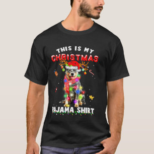 Australischer Rinder Weihnachts Pyjama Acd Xmas Ri T-Shirt