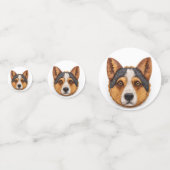 Australischer Rinderhund 3D Inspiriert Konfetti (Rückseiten)
