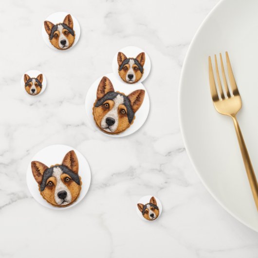 Australischer Rinderhund 3D Inspiriert Konfetti (Gruppe)