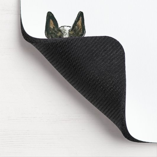 Australischer Rinderhund Blue Heeler ACD Art Mousepad (Ecke)