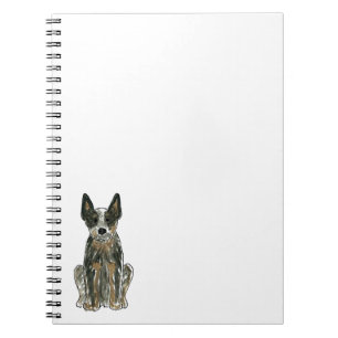 Australischer Rinderhund Blue Heeler ACD Notizblock
