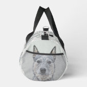 Australischer Rinderhund Blue Heeler Original Hund Duffle Bag (Rechts)