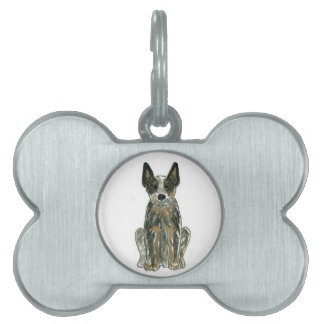 Australischer Rinderhund Blue Heeler Pet Tag Tiermarke