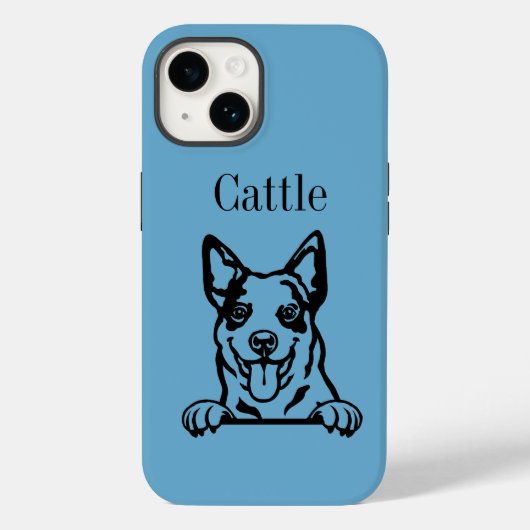 Australischer Rinderhund Case-Mate iPhone Hülle (Rückseite)