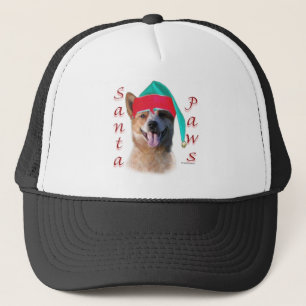 Australischer Rinderhund Dog Santa Paws Truckerkappe