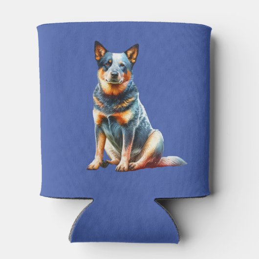 Australischer Rinderhund Dosenkühler (Rückseite)