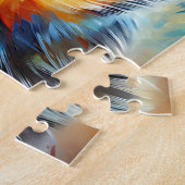 Australischer Rinderhund farbenfrohe Akrylprint Puzzle (Seite)