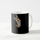 Australischer Rinderhund Heeler Kaffeetasse (VorderseiteRechts)