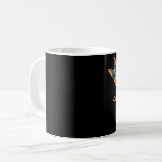 Australischer Rinderhund Heeler Kaffeetasse (Vorderseite Links)