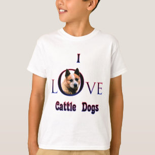 Australischer Rinderhund I-Liebe T-Shirt