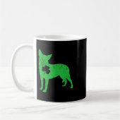 Australischer Rinderhund Irish Clover St Patrick D Kaffeetasse (Links)