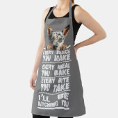 Australischer Rinderhund jeden Snack, den Sie mach Schürze (InSitu)