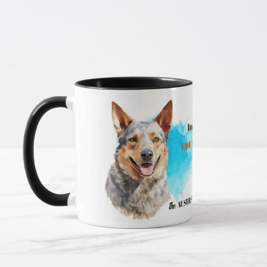 Australischer Rinderhund Loyal Friend Tasse (Links)