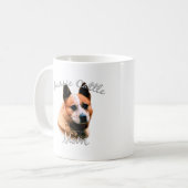 Australischer Rinderhund Mama 2 Kaffeetasse (Vorderseite Links)