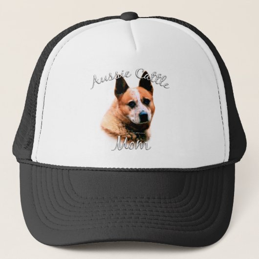 Australischer Rinderhund Mama 2 Truckerkappe (Vorderseite)