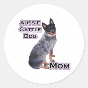 Australischer Rinderhund Mama 4 - Aufkleber