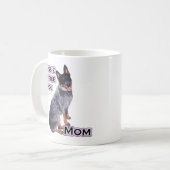 Australischer Rinderhund Mama 4 Kaffeetasse (Vorderseite Links)