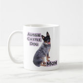 Australischer Rinderhund Mama 4 Kaffeetasse (Links)