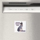 Australischer Rinderhund Mama 4 - Magnet (In Situ (Geschirrspüler))