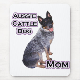 Australischer Rinderhund Mama 4 Mousepad