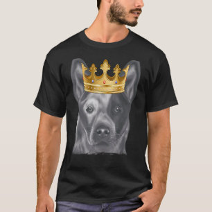 Australischer Rinderhund mit einer Krone T-Shirt