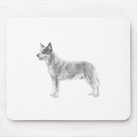 Australischer Rinderhund Mousepad (Vorne)