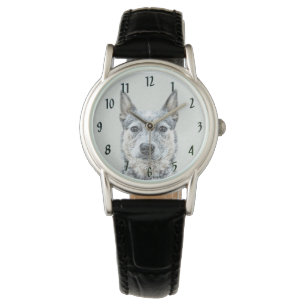 Australischer Rinderhund - Niedliche Original Dog  Armbanduhr