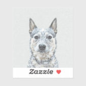 Australischer Rinderhund - Niedliche Original Dog Aufkleber (Blatt)