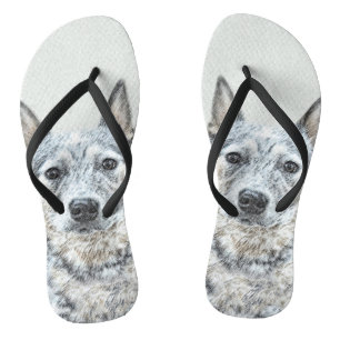 Australischer Rinderhund - Niedliche Original Dog Badesandalen