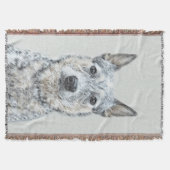 Australischer Rinderhund - Niedliche Original Dog Decke (Vorderseite)
