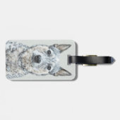 Australischer Rinderhund - Niedliche Original Dog Gepäckanhänger (Rückseite horizontal)