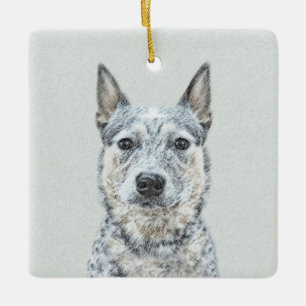 Australischer Rinderhund - Niedliche Original Dog Keramikornament
