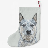 Australischer Rinderhund - Niedliche Original Dog Kleiner Weihnachtsstrumpf (Rückseite)