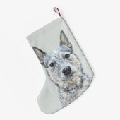 Australischer Rinderhund - Niedliche Original Dog Kleiner Weihnachtsstrumpf (Rückseite (Hängend))