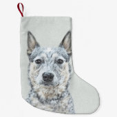 Australischer Rinderhund - Niedliche Original Dog Kleiner Weihnachtsstrumpf (Vorderseite)