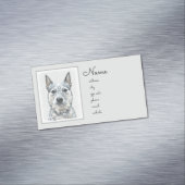 Australischer Rinderhund - Niedliche Original Dog Magnetische Visitenkarte (Beispiel)