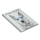 Australischer Rinderhund - Niedliche Original Dog  Notizblock (Rechte Seite)