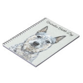 Australischer Rinderhund - Niedliche Original Dog  Notizblock (Linke Seite)