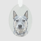 Australischer Rinderhund - Niedliche Original Dog Ornament (Vorderseite)