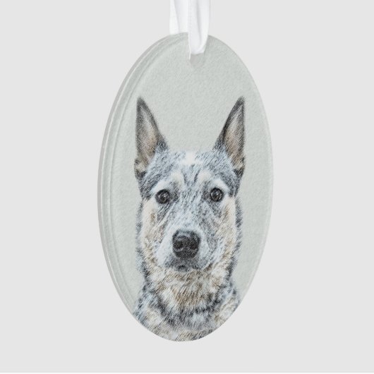 Australischer Rinderhund - Niedliche Original Dog Ornament (Vorderseite)