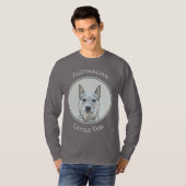 Australischer Rinderhund - Niedliche Original Dog T-Shirt (Vorne ganz)