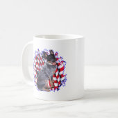 Australischer Rinderhund Patriot Kaffeetasse (Vorderseite Links)