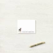 Australischer Rinderhund personalize Notes Post-it Klebezettel (Auf Schreibtisch)