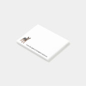 Australischer Rinderhund personalize Notes Post-it Klebezettel (angewinkelt)